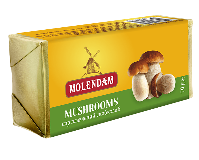 Processed cheese brick   "Mushrooms"